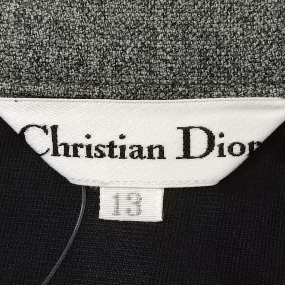 Christian Dior(クリスチャンディオール)のDIOR/ChristianDior(ディオール/クリスチャンディオール) スカート サイズ13 L レディース - グレー ひざ丈 レディースのスカート(その他)の商品写真