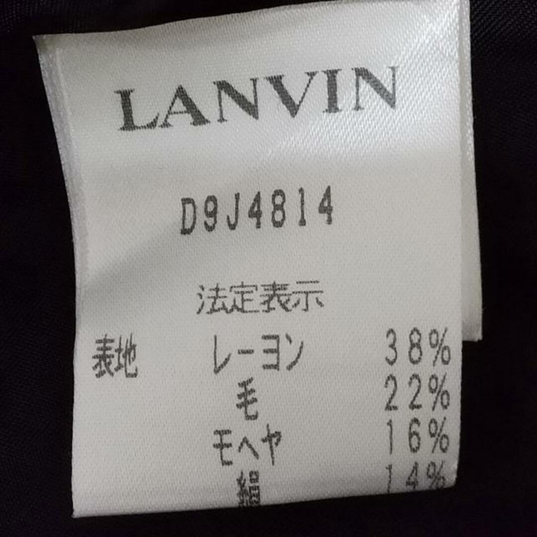 LANVIN(ランバン)のLANVIN(ランバン) ジャケット サイズ42 L レディース美品  - 黒×白 長袖/春 レディースのジャケット/アウター(その他)の商品写真