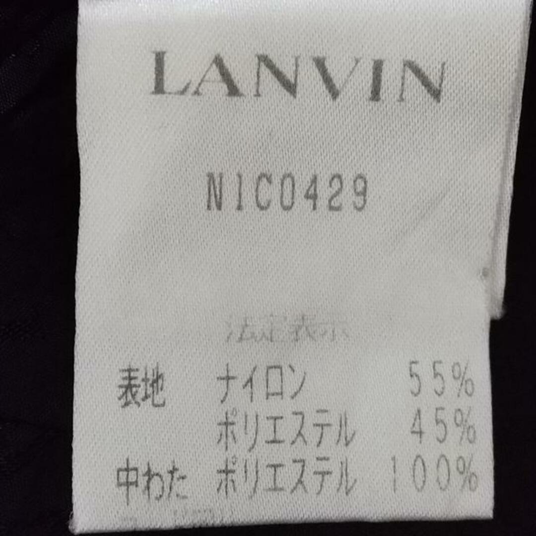 LANVIN(ランバン)のLANVIN(ランバン) コート サイズ42 L レディース美品  - 黒 長袖/ファー/キルティング/冬 レディースのジャケット/アウター(その他)の商品写真