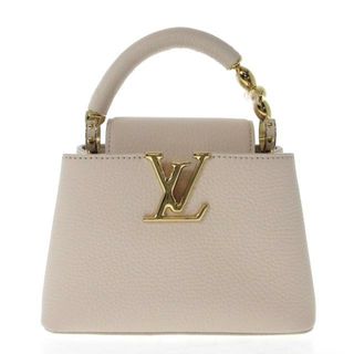 ルイヴィトン(LOUIS VUITTON)のLOUIS VUITTON(ルイヴィトン) ハンドバッグ カプシーヌ レディース美品  カプシーヌ MINI M23944 クオーツ トリヨンレザー(皮革の種類：牛革)(ハンドバッグ)