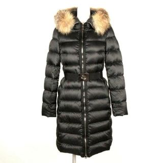 モンクレール(MONCLER)のMONCLER(モンクレール) ダウンコート サイズ00 XS レディース TINUVIEL(ティンヴィール) 黒 長袖/冬 【表地】ポリエステル【中綿】ダウン(ダウンコート)