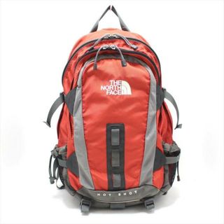 ザノースフェイス(THE NORTH FACE)のTHE NORTH FACE(ノースフェイス) リュックサック HOT SHOT レッド×黒×ダークグレー ナイロン(リュック/バックパック)