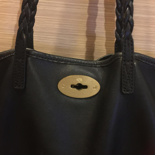 Mulberry(マルベリー)のマルベリー 黒革トート レディースのバッグ(トートバッグ)の商品写真