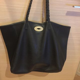 マルベリー(Mulberry)のマルベリー 黒革トート(トートバッグ)