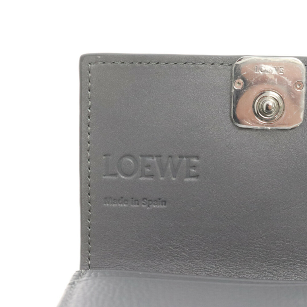 LOEWE(ロエベ)のLOEWE ロエベ アナグラムレザーカードケース グレー C821M97X02 メンズのファッション小物(名刺入れ/定期入れ)の商品写真