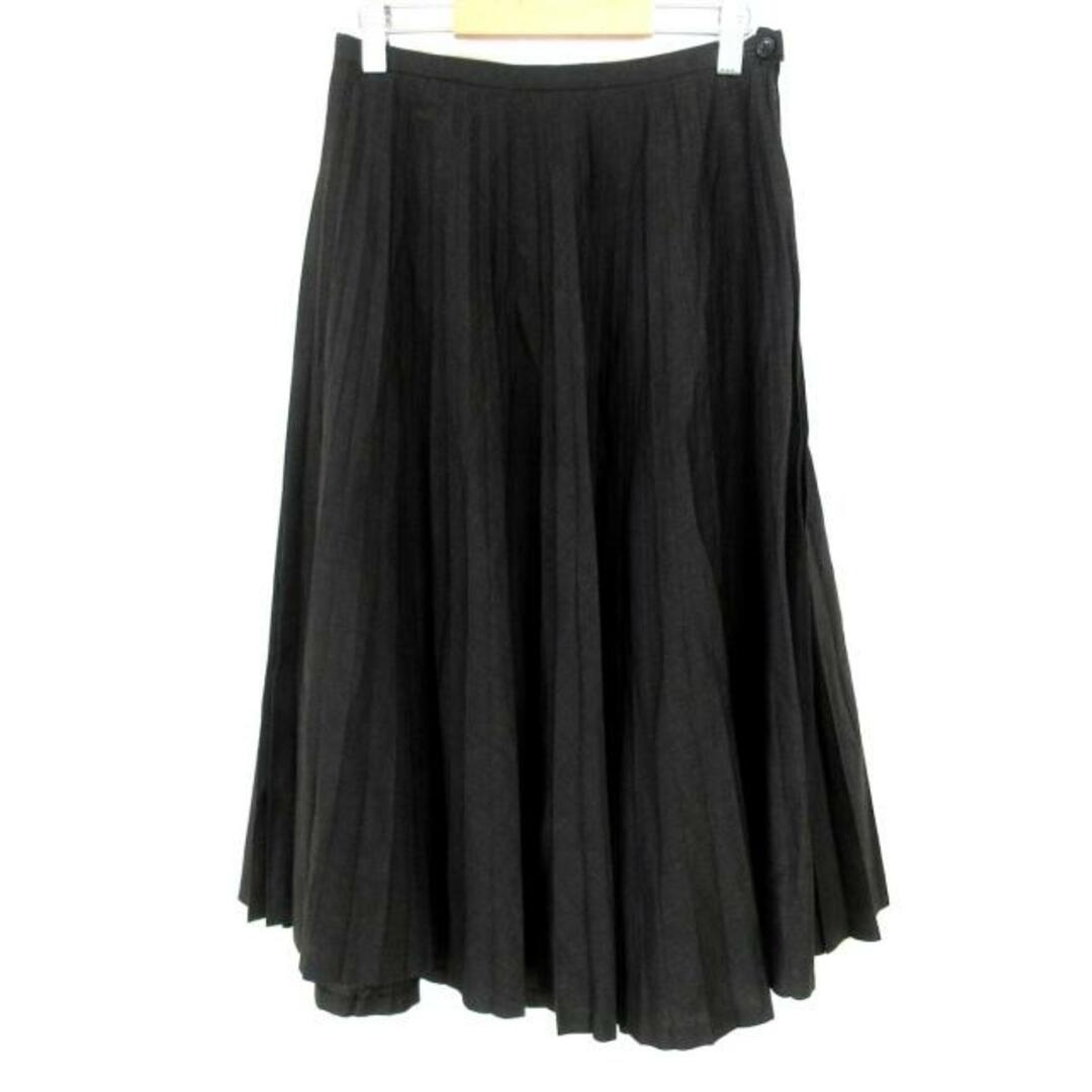 MARGARET HOWELL(マーガレットハウエル)のMargaretHowell(マーガレットハウエル) スカート サイズ2 M レディース ダークブラウン プリーツ レディースのスカート(その他)の商品写真