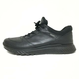 エコー(ECHO)のECCO(エコー) スニーカー EU44 メンズ 黒 GORE-TEX レザー(スニーカー)