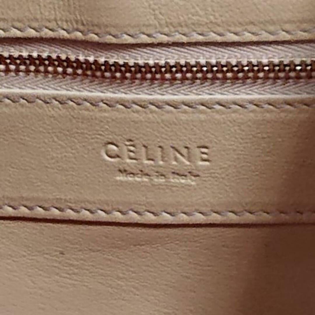 celine(セリーヌ)のCELINE(セリーヌ) トートバッグ ホリゾンタルカバ レッド×ベージュ ハート レザー レディースのバッグ(トートバッグ)の商品写真