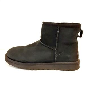 アグ(UGG)のUGG(アグ) ショートブーツ JAPAN 24 レディース クラシックミニ 5854 黒 ムートン(ブーツ)