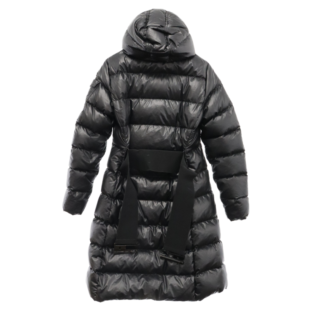 MONCLER(モンクレール)のMONCLER モンクレール MOKACINE モカシン ベルト付き ロングコート レディース ブラック レディースのジャケット/アウター(ダウンジャケット)の商品写真