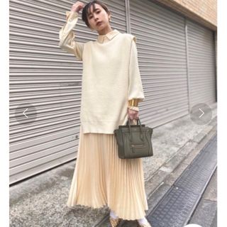 アメリヴィンテージ(Ameri VINTAGE)のAMERI VEST WITH PLEATS DRESS(セット/コーデ)