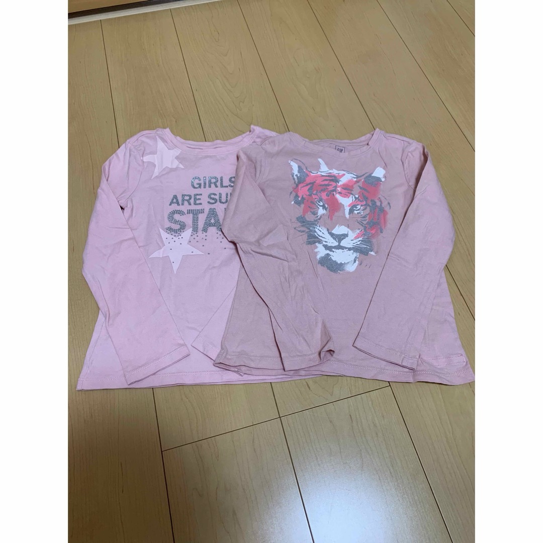 GAP Kids(ギャップキッズ)のギャップ　ロンTセット　120cm  キッズ/ベビー/マタニティのキッズ服女の子用(90cm~)(Tシャツ/カットソー)の商品写真