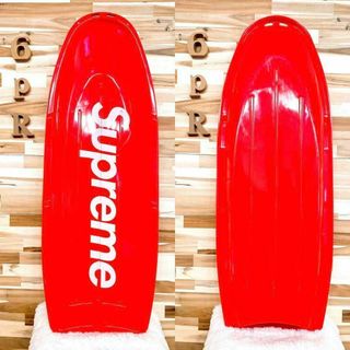 シュプリーム(Supreme)の【シュプリーム】17AW SLED スレッジ ソリ 雪山 インテリア 赤×白(置物)