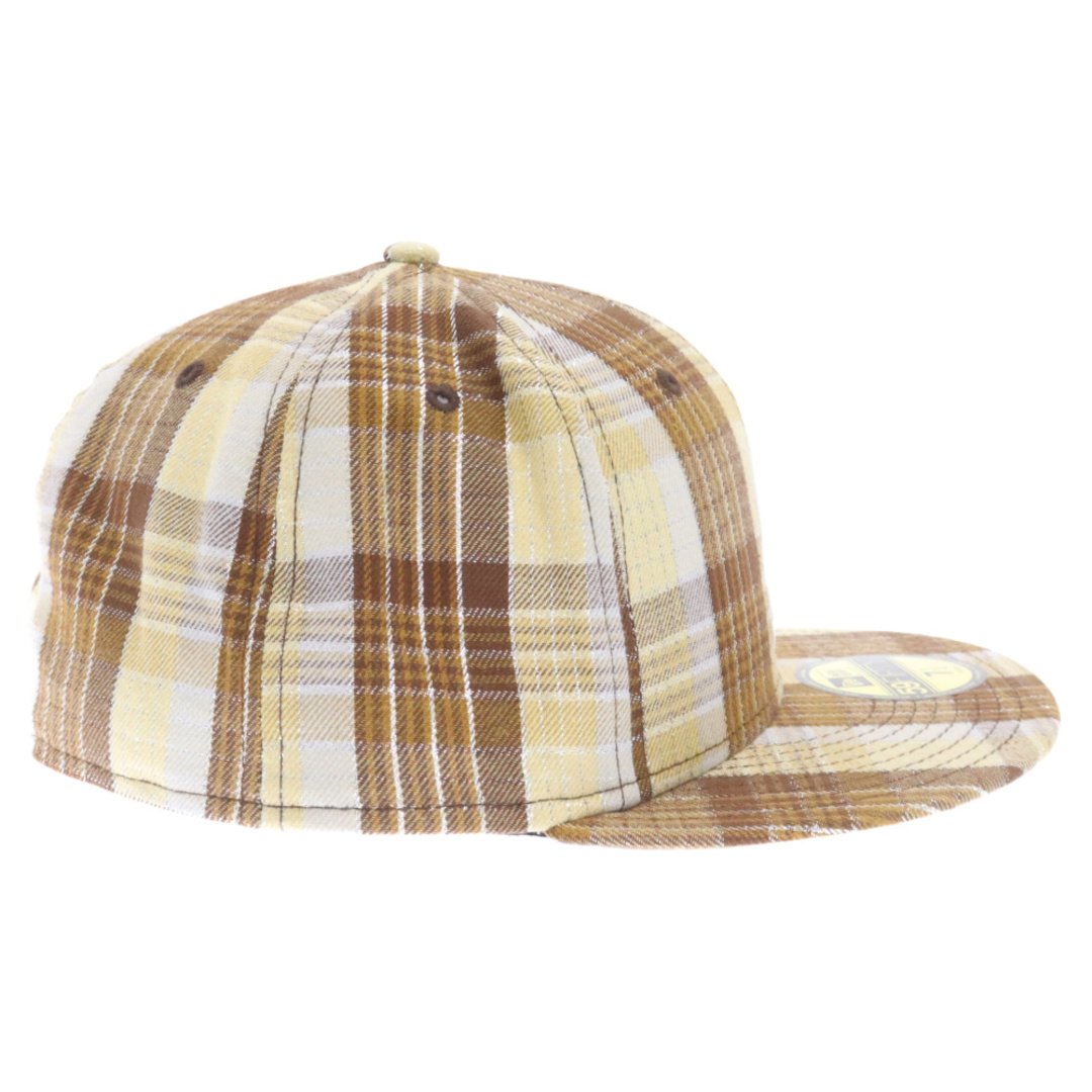 Supreme(シュプリーム)のSUPREME シュプリーム 23SS × NEW ERA Metallic Plaid S Logo Cap ニューエラ メタリック プレイド Sロゴ チェック ベースボールキャップ 帽子 ベージュ メンズの帽子(キャップ)の商品写真