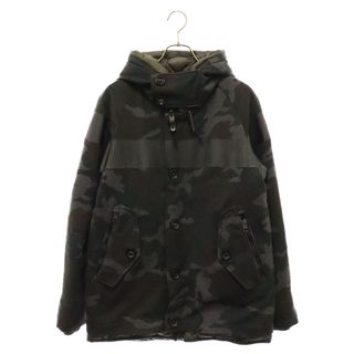 モンクレール(MONCLER)のMONCLER モンクレール TIMOTHY ティモシー ウール素材 カモフラ柄 ジャケット グレー 420914180585(ダウンジャケット)