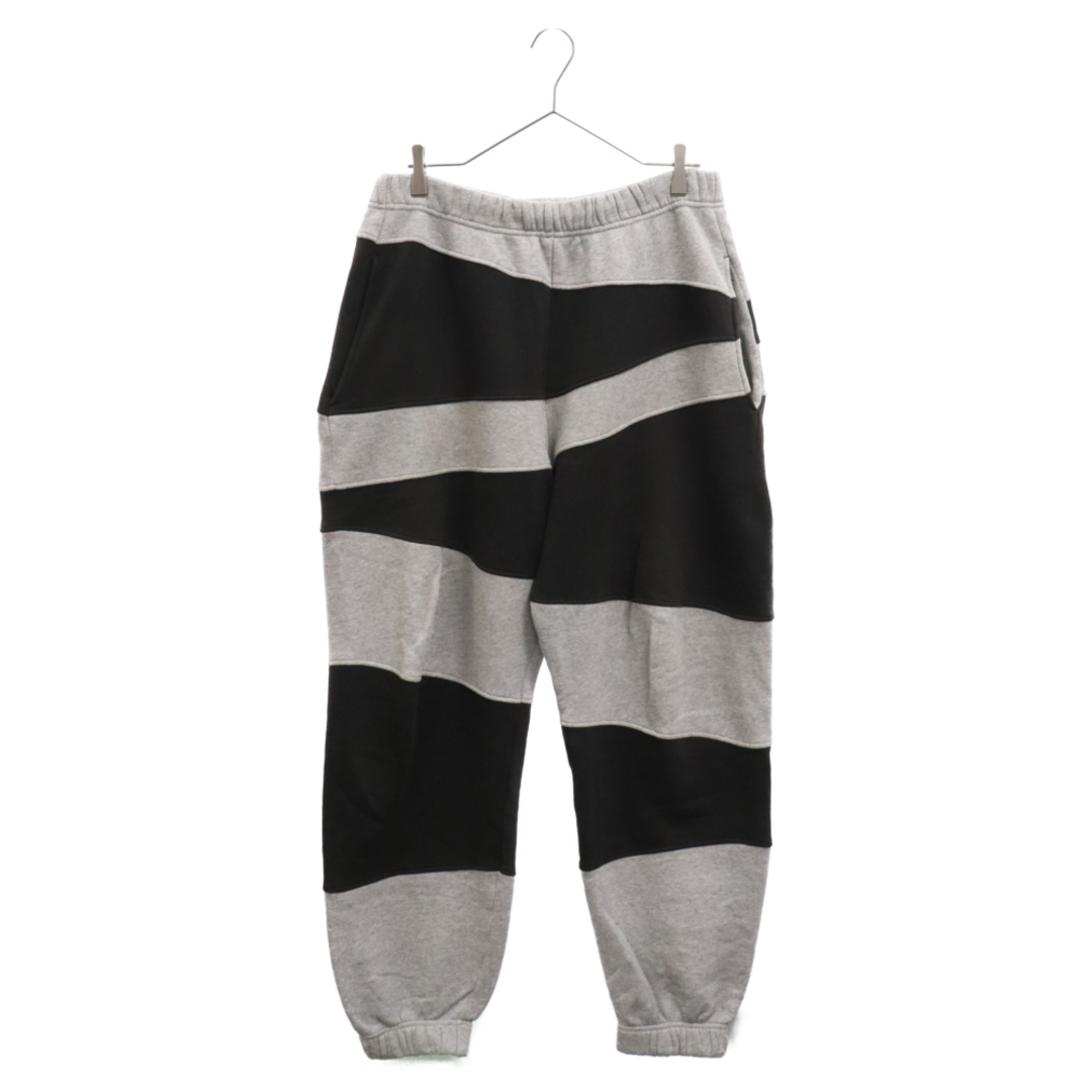 KENZO(ケンゾー)のKENZO ケンゾー DAZZLE STRIPE JOG PANTS ダズルストライプスウェットパンツ FD65PA7024MB ブラック グレー メンズのパンツ(その他)の商品写真