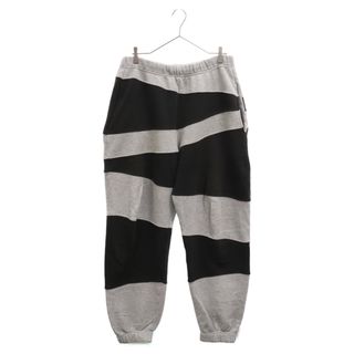 ケンゾー(KENZO)のKENZO ケンゾー DAZZLE STRIPE JOG PANTS ダズルストライプスウェットパンツ FD65PA7024MB ブラック グレー(その他)