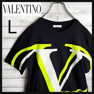 ヴァレンティノ(VALENTINO)の【大人気デザイン】ヴァレンチノ ヴァレンティノ ビックロゴ 蛍光 L Tシャツ(Tシャツ/カットソー(半袖/袖なし))