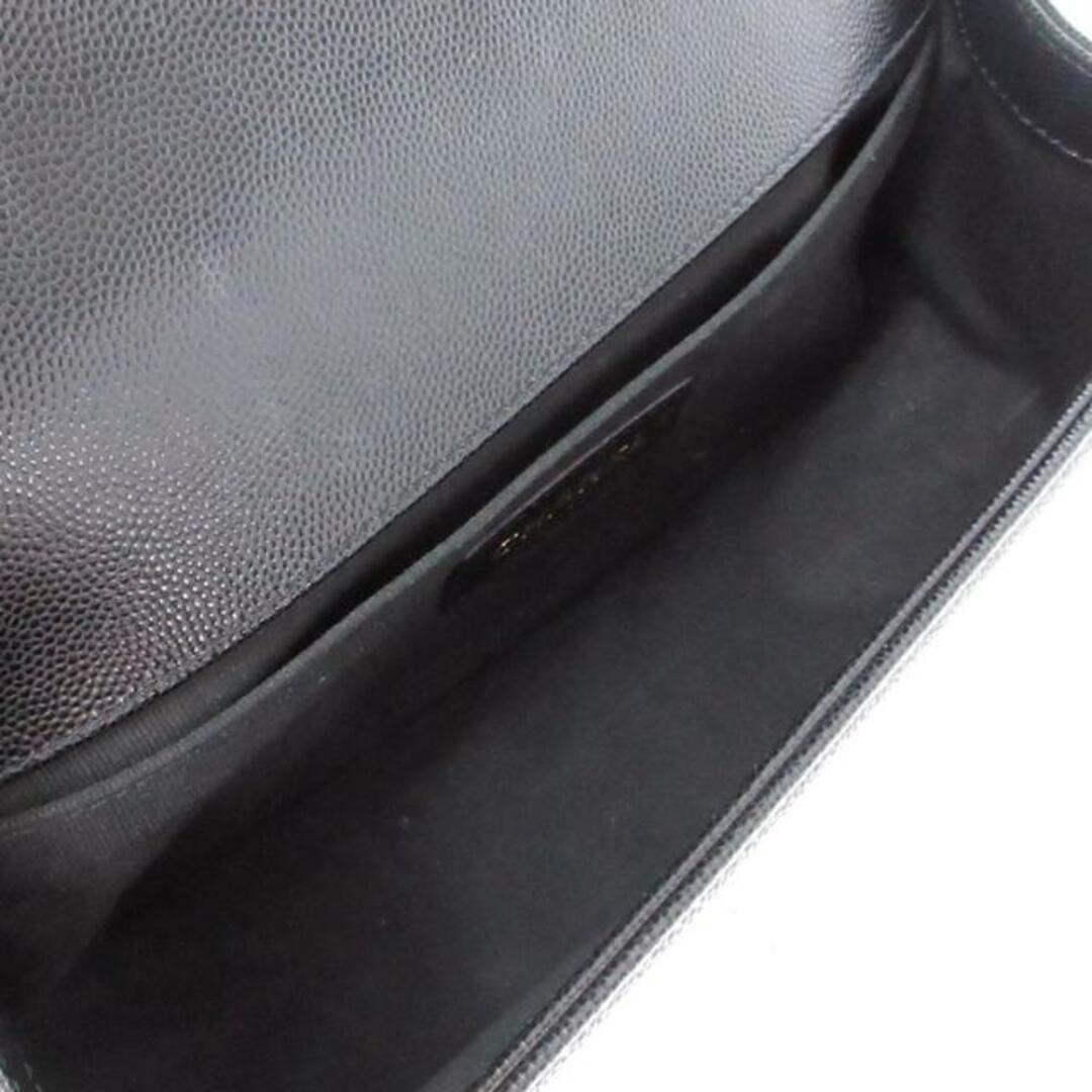 CHANEL(シャネル)のCHANEL(シャネル) ショルダーバッグ レディース美品  ボーイシャネル/マトラッセ A67086 黒 ヴィンテージゴールド金具/チェーンショルダー キャビアスキン レディースのバッグ(ショルダーバッグ)の商品写真