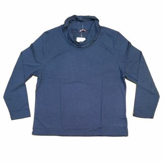 値下 大きいサイズ３L（２XL)NVメロータートルネックのストレッチ 長袖 新品(カットソー(長袖/七分))