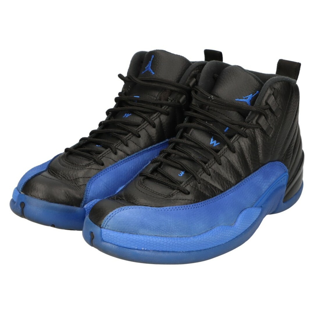 NIKE(ナイキ)のNIKE ナイキ AIR JORDAN 12 BLACK GAME ROYAL 130690-014 エアジョーダン12 ブラック ゲームロイヤル ハイカットスニーカー ブラック/ブルー US9.5/27.5cm メンズの靴/シューズ(スニーカー)の商品写真