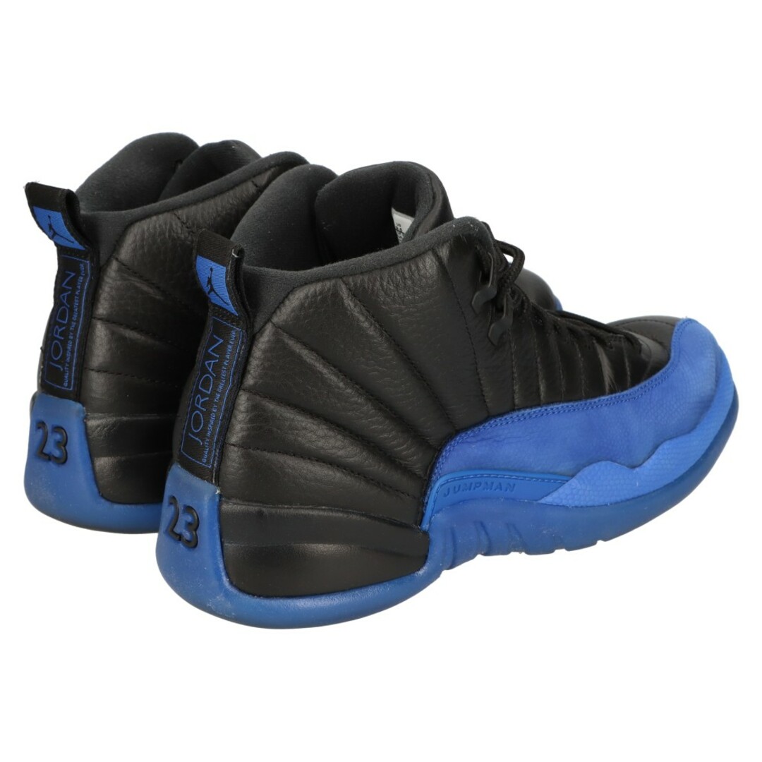 NIKE(ナイキ)のNIKE ナイキ AIR JORDAN 12 BLACK GAME ROYAL 130690-014 エアジョーダン12 ブラック ゲームロイヤル ハイカットスニーカー ブラック/ブルー US9.5/27.5cm メンズの靴/シューズ(スニーカー)の商品写真