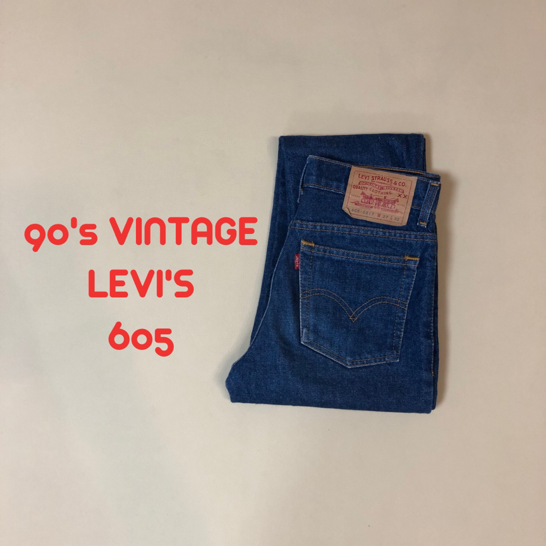 Levi's(リーバイス)の90's W27 Levi's リーバイス 605 スーパースリム P20 レディースのパンツ(デニム/ジーンズ)の商品写真