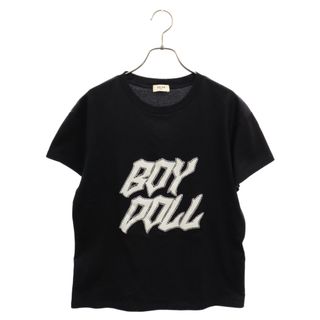 セリーヌ(celine)のCELINE セリーヌ 22AW BOY DOLLラインストーン ロゴプリント 半袖Tシャツ 2X59C671Q ブラック(Tシャツ/カットソー(半袖/袖なし))