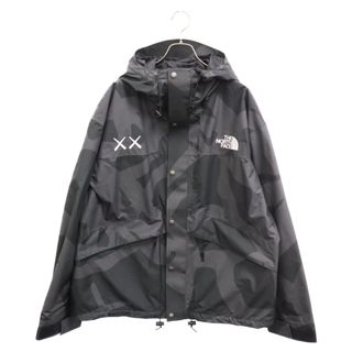 ザノースフェイス(THE NORTH FACE)のTHE NORTH FACE ザノースフェイス 22AW×KAWS 1986 Mountain Jacket NF0A7WLW カウズ マウンテンジャケット 総柄ナイロンジャケット ブラック(マウンテンパーカー)