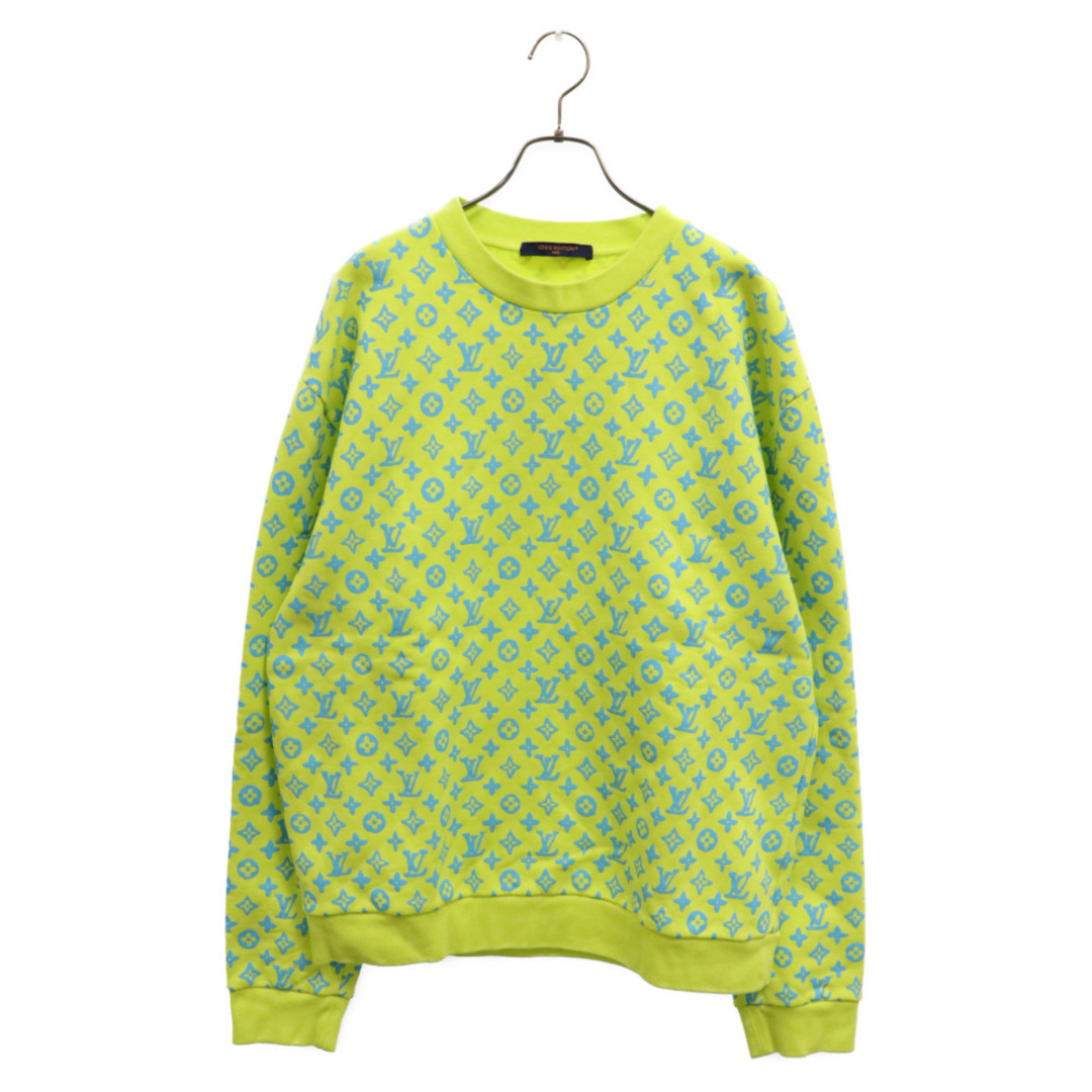 LOUIS VUITTON(ルイヴィトン)のLOUIS VUITTON ルイヴィトン 23SS MONOGRAM CREWNECK SWEATSHIRTS RM231 IHN HOY87W モノグラムクルーネック スウェットシャツ トレーナー イエロー メンズのトップス(スウェット)の商品写真