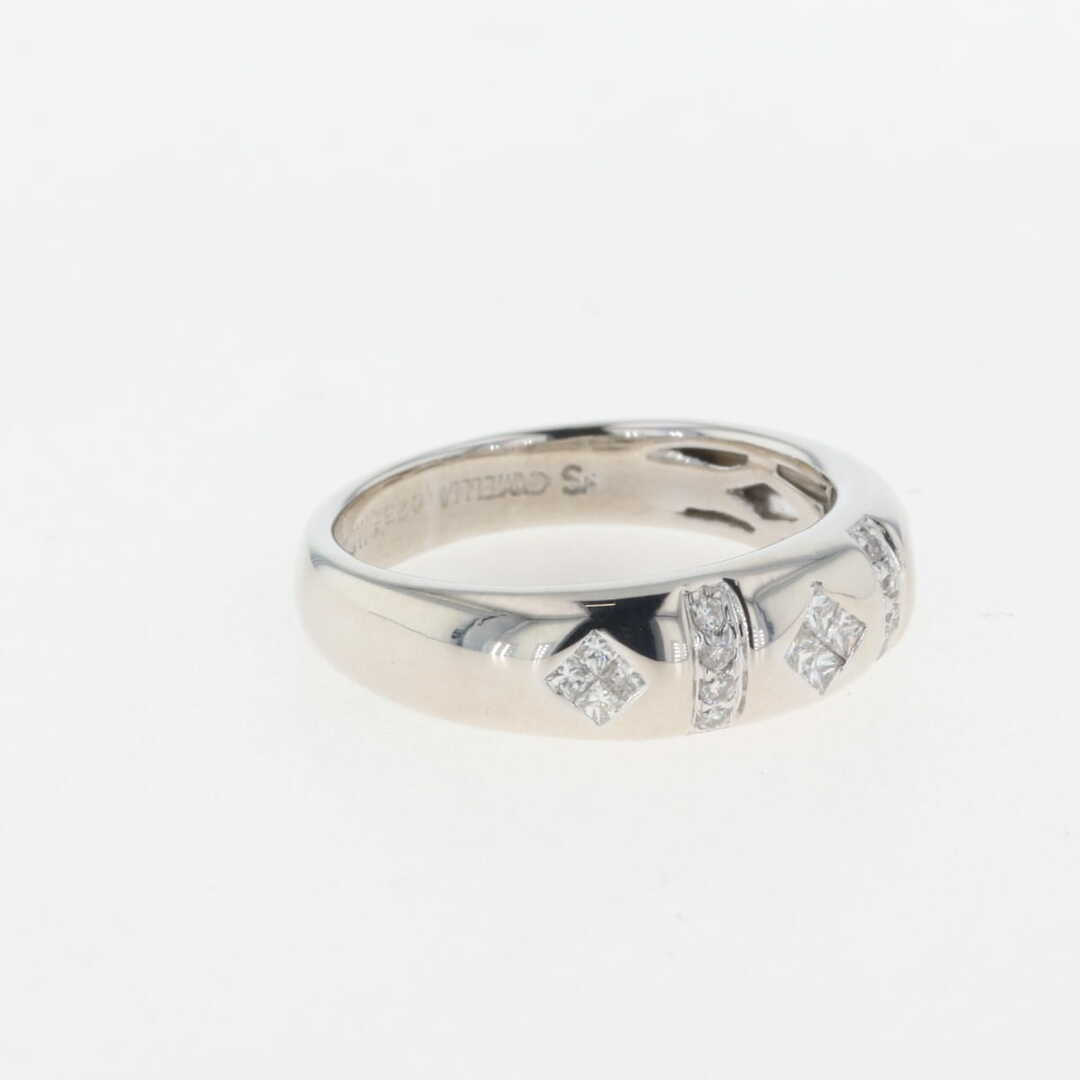 メレダイヤ デザインリング 9号 K18 【中古】 レディースのアクセサリー(リング(指輪))の商品写真