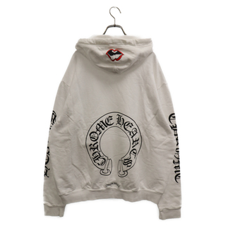 クロムハーツ(Chrome Hearts)のCHROME HEARTS クロムハーツ ×MATTY BOY Chomper Horseshoe Hoodie×マッティボーイ チョンパーホースシュー フーディー プルオーバーパーカー ホワイト(パーカー)