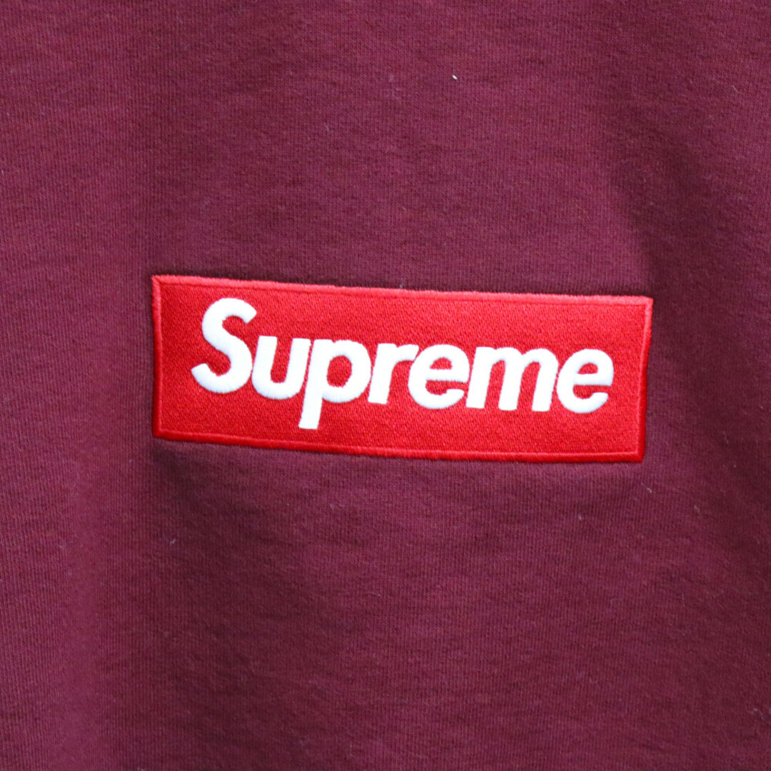 Supreme(シュプリーム)のSUPREME シュプリーム 22AW Box Logo Crewneck Heather Grey ボックスロゴスウェットトレーナー ボルドー メンズのトップス(スウェット)の商品写真