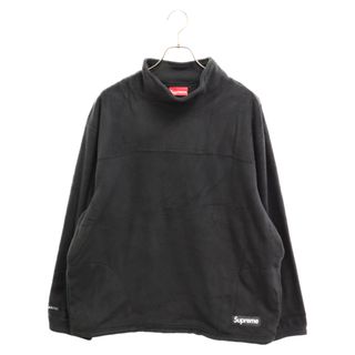 シュプリーム(Supreme)のSUPREME シュプリーム 22AW Polartec Mock Neck Pullover ポーラテックフリース ハイネック プルオーバー トレーナー ブラック(フライトジャケット)