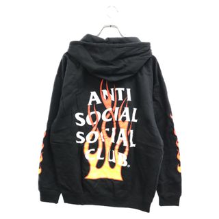 アンチソーシャルソーシャルクラブ(ANTI SOCIAL SOCIAL CLUB)のANTI SOCIAL SOCIAL CLUB アンチソーシャルソーシャルクラブ Firebird Hoodie ファイヤーバード ロゴプリント スウェット プルオーバーパーカー ブラック(パーカー)