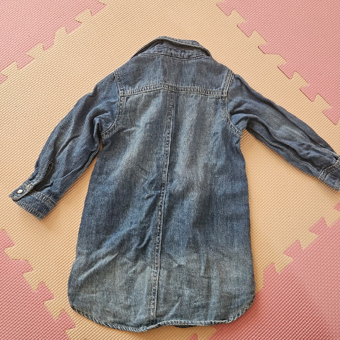 BREEZE(ブリーズ)のデニムワンピース　90 キッズ/ベビー/マタニティのキッズ服女の子用(90cm~)(ワンピース)の商品写真