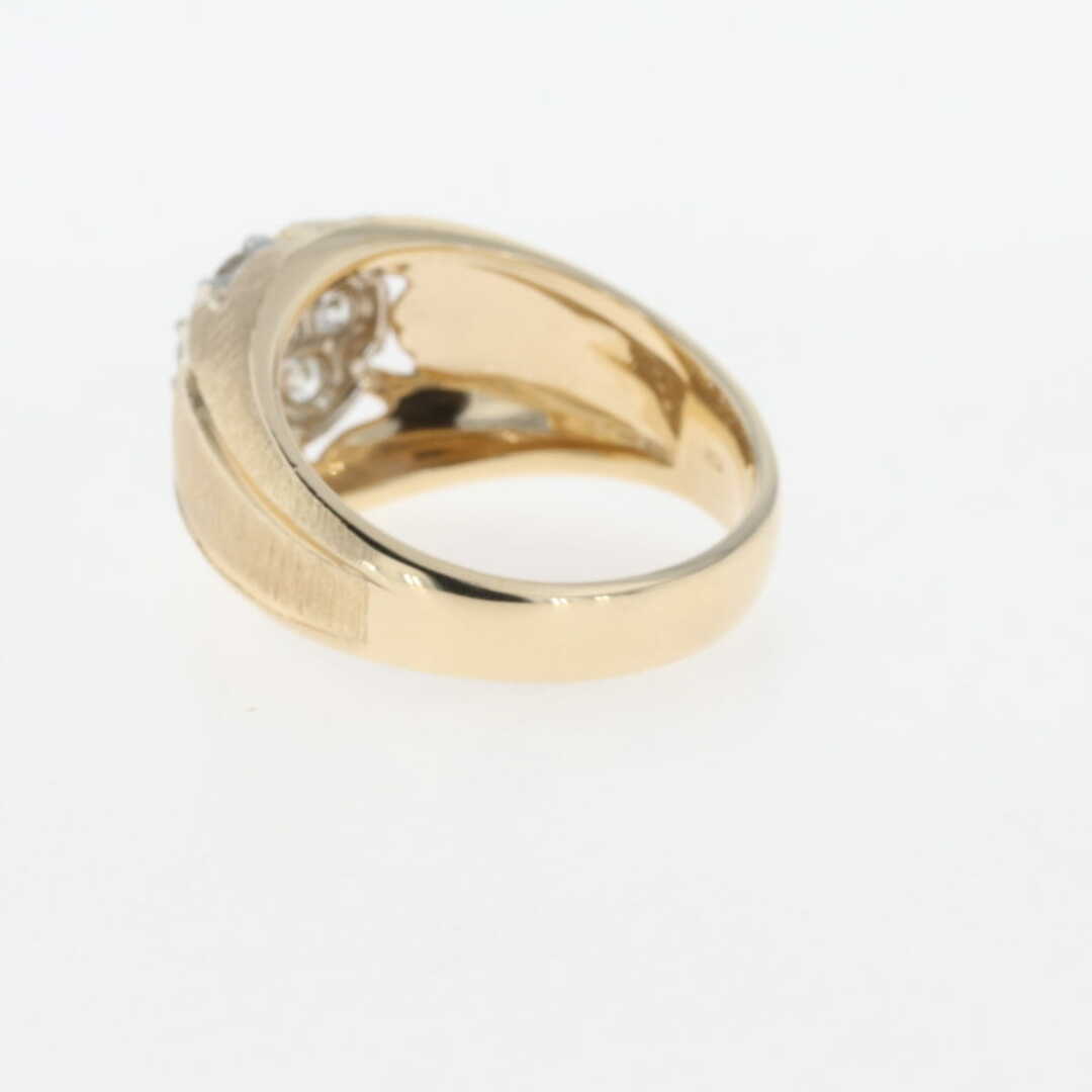 メレダイヤ デザインリング 21号 K14 【中古】 メンズのアクセサリー(リング(指輪))の商品写真