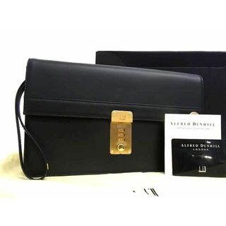 ダンヒル(Dunhill)の■新品■未使用■ dunhill ダンヒル レザー ダイヤルロック式 クラッチバッグ セカンドバッグ メンズ ブラック系 BJ1475 (ビジネスバッグ)