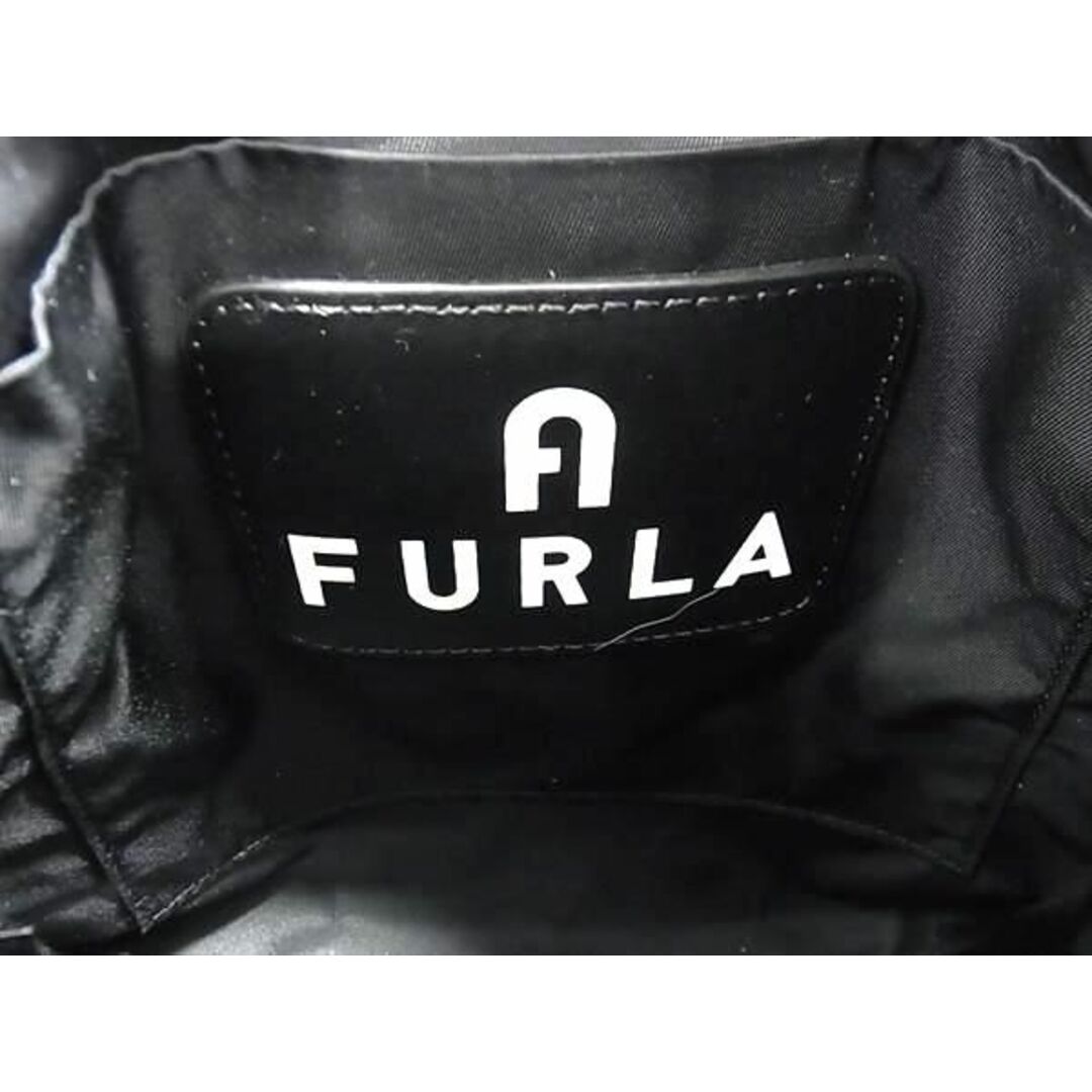 Furla(フルラ)の■新品同様■ FURLA フルラ ナイロン×レザー クロスボディ ショルダーバッグ レディース ブラック系 AU9811  レディースのバッグ(ショルダーバッグ)の商品写真