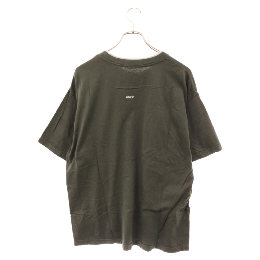 W)taps(ダブルタップス)のWTAPS ダブルタップス 22SS RING SS TEE リング クルーネック半袖Tシャツ ブラック 221ATDT-CSM19 メンズのトップス(Tシャツ/カットソー(半袖/袖なし))の商品写真