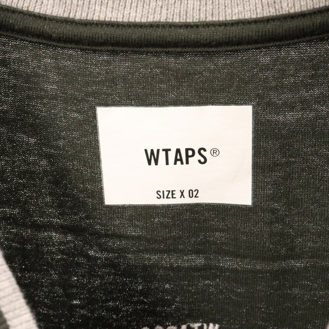 W)taps(ダブルタップス)のWTAPS ダブルタップス 22SS RING SS TEE リング クルーネック半袖Tシャツ ブラック 221ATDT-CSM19 メンズのトップス(Tシャツ/カットソー(半袖/袖なし))の商品写真