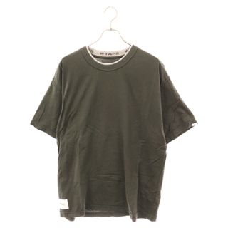 ダブルタップス(W)taps)のWTAPS ダブルタップス 22SS RING SS TEE リング クルーネック半袖Tシャツ ブラック 221ATDT-CSM19(Tシャツ/カットソー(半袖/袖なし))