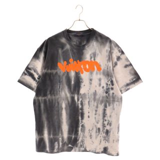 ルイヴィトン(LOUIS VUITTON)のLOUIS VUITTON ルイヴィトン 22AW インサイドアウト タイダイ クルーネック カットソー 半袖Tシャツ ブラック/ホワイト RM222 NPL HNY87W(Tシャツ/カットソー(半袖/袖なし))