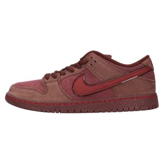 ナイキ(NIKE)のNIKE SB ナイキエスビー DUNK LOW PRM ダンクロープレミアム シティ オブ ラブ ローカットスニーカー バーガンディー US10.5/28.5cm FN0619-600(スニーカー)