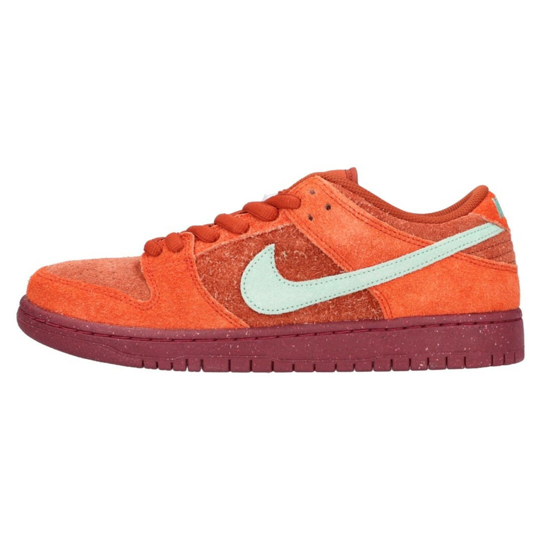 NIKE(ナイキ)のNIKE SB ナイキエスビー DUNK LOW PRO PRM Mystic Red and Rosewood ダンク プロ ミスティックレッド アンド ローズウッド ローカットスニーカー オレンジ US9 DV5429-601 メンズの靴/シューズ(スニーカー)の商品写真