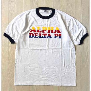 リンガーtee アルファ デルタ パイ Tシャツ Mexico AUGASTA(Tシャツ/カットソー(半袖/袖なし))