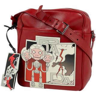 プラダ(PRADA)のプラダ ロゴプレート ショルダーバッグ レディース 【中古】(ショルダーバッグ)