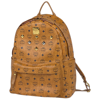 エムシーエム(MCM)のエム・シー・エム ロゴグラム リュックサック レディース 【中古】(リュック/バックパック)