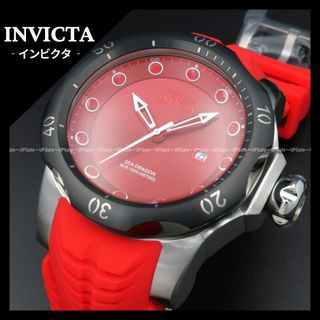 インビクタ(INVICTA)の高防水★レッド★シードラゴンモデル INVICTA Venom 45493(腕時計(アナログ))