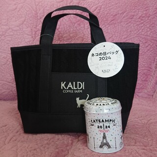 カルディ(KALDI)のカルディー ネコの日バッグと紅茶(トートバッグ)